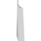 Ekena Millwork Acorn Architectural Grade PVC Pediment, 78"W x 19-1/2"H x 2-3/4"P (Pitch 6/12) PEDPS078X195ACR00 - alternate 2